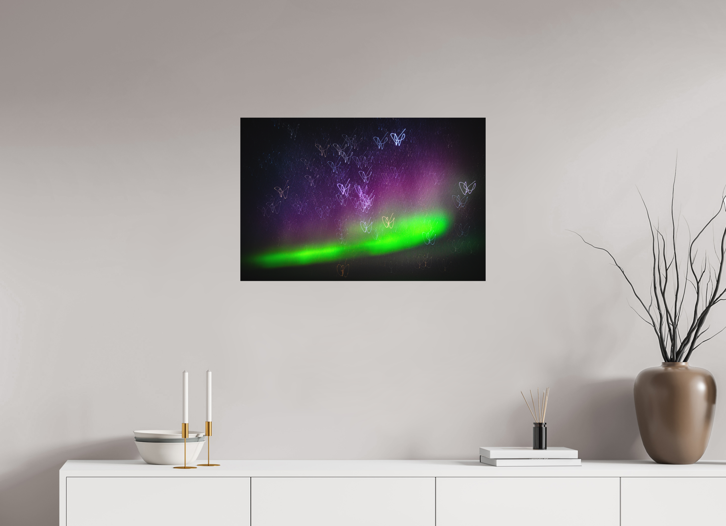 75 x 50 cm, Tirage photo - satiné Danse céleste