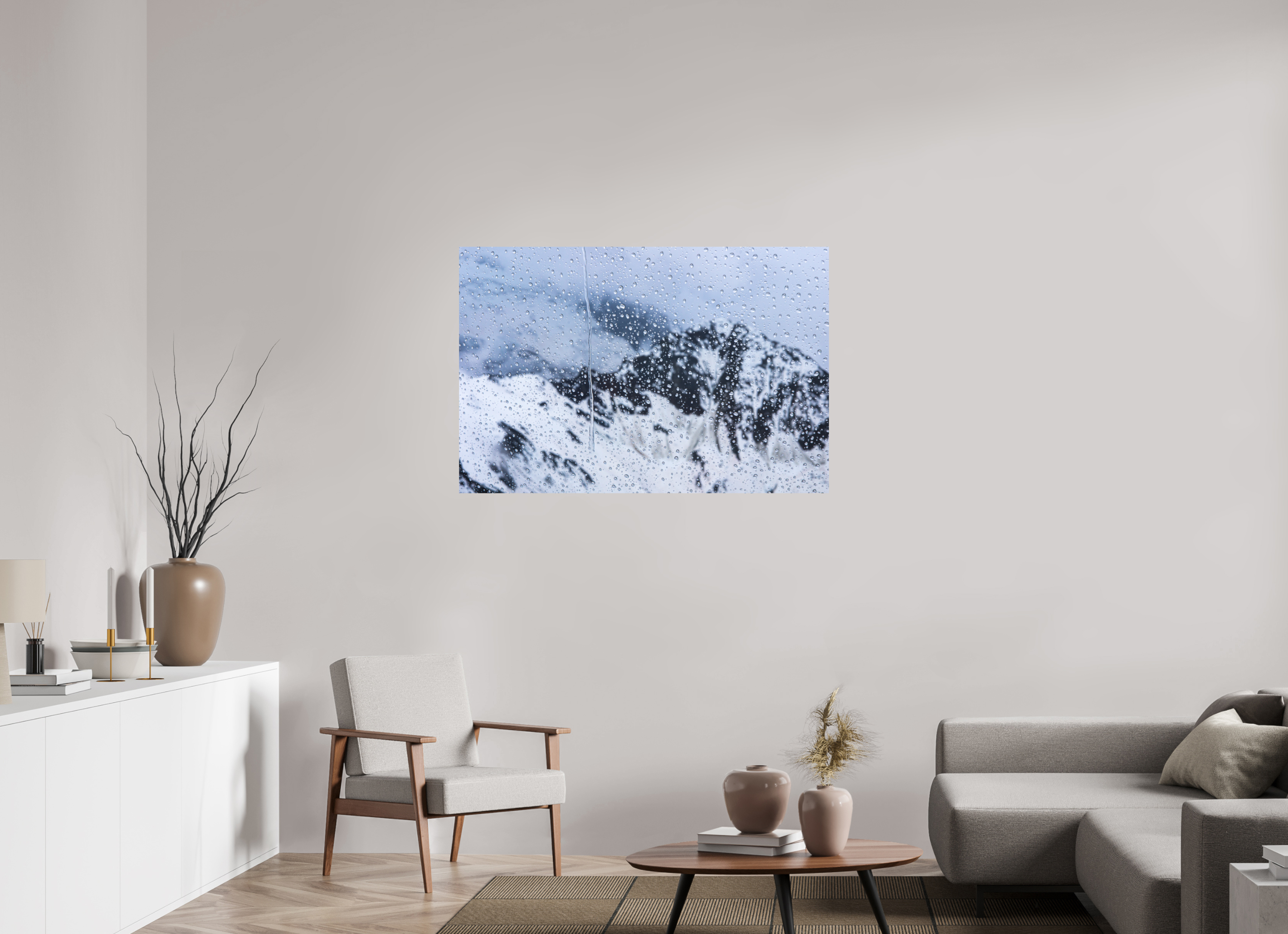 120 x 80 cm, Tirage photo - satiné Mauvaise météo