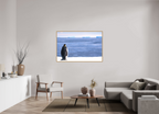 150 x 100 cm, Impression Fine Art encadrée en chêne naturel - mat Contemplation