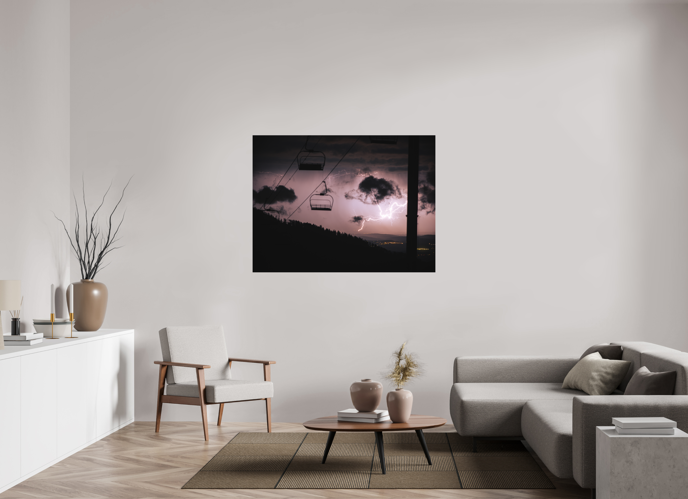 140 x 105 cm, Impression Fine Art - mat Tonnerre de Mourtis