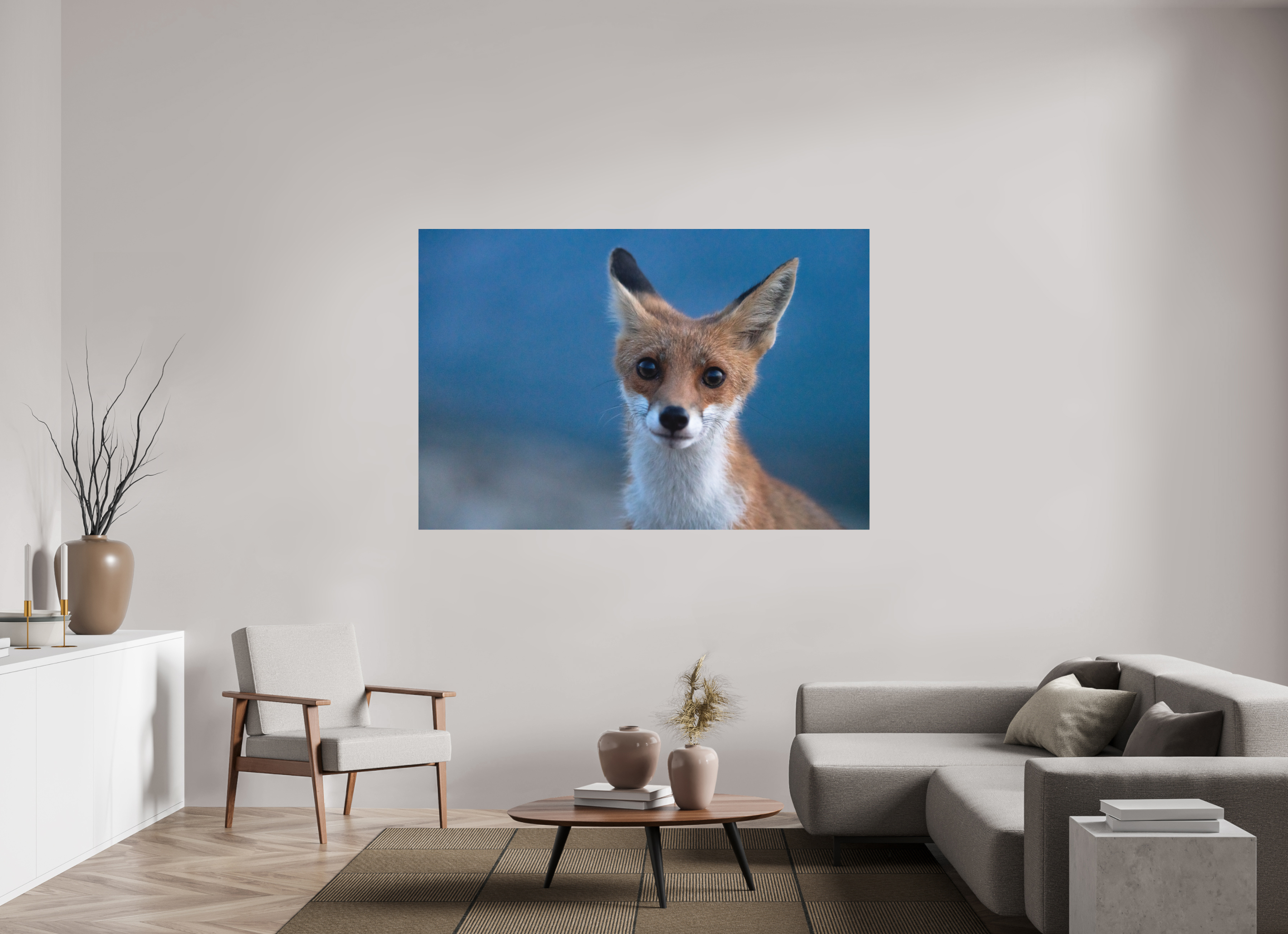 180 x 120 cm, Tirage photo - satiné Bruno le renardeau