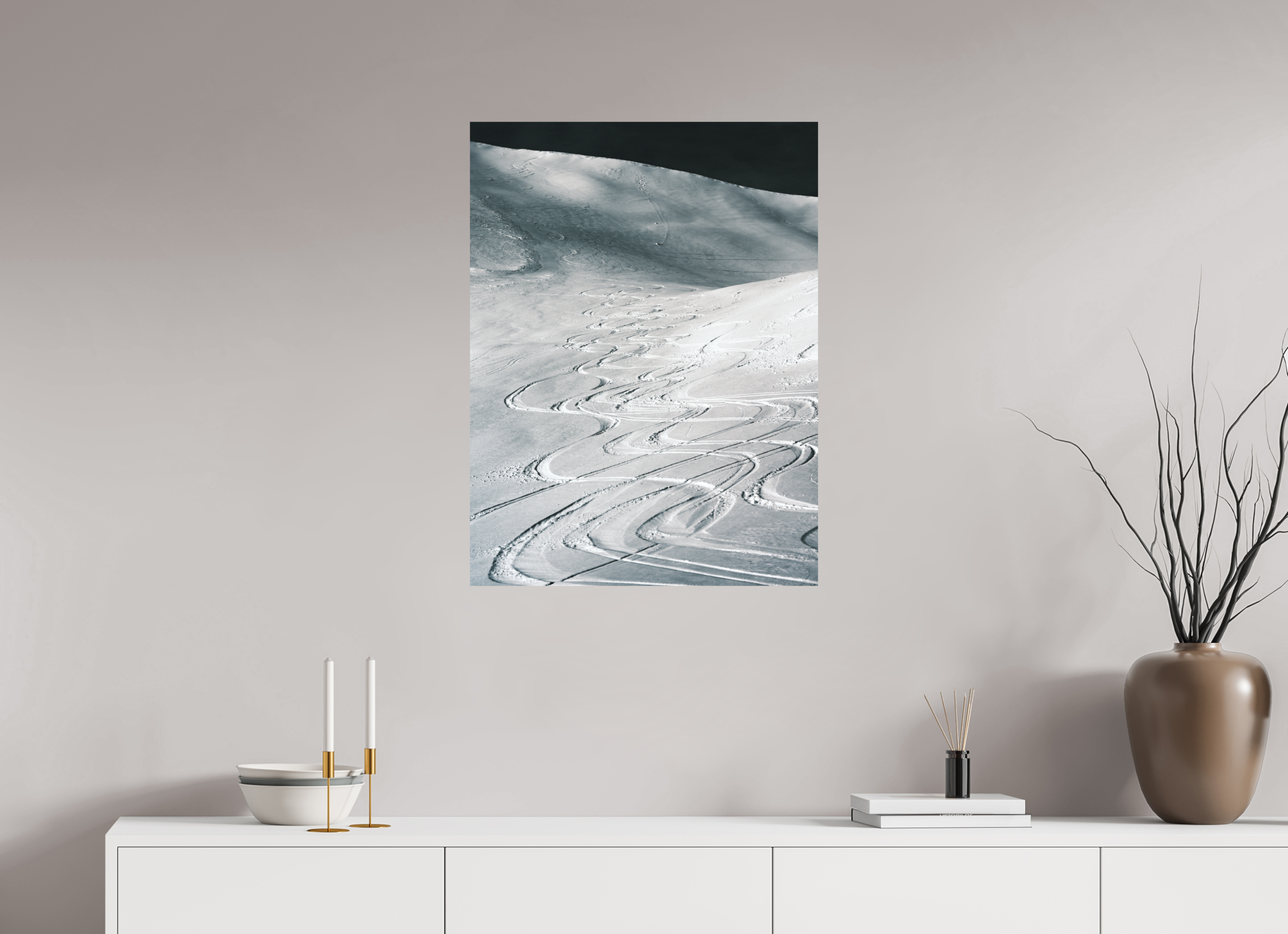 60 x 80 cm, Impression Fine Art - mat Les traces du bonheur