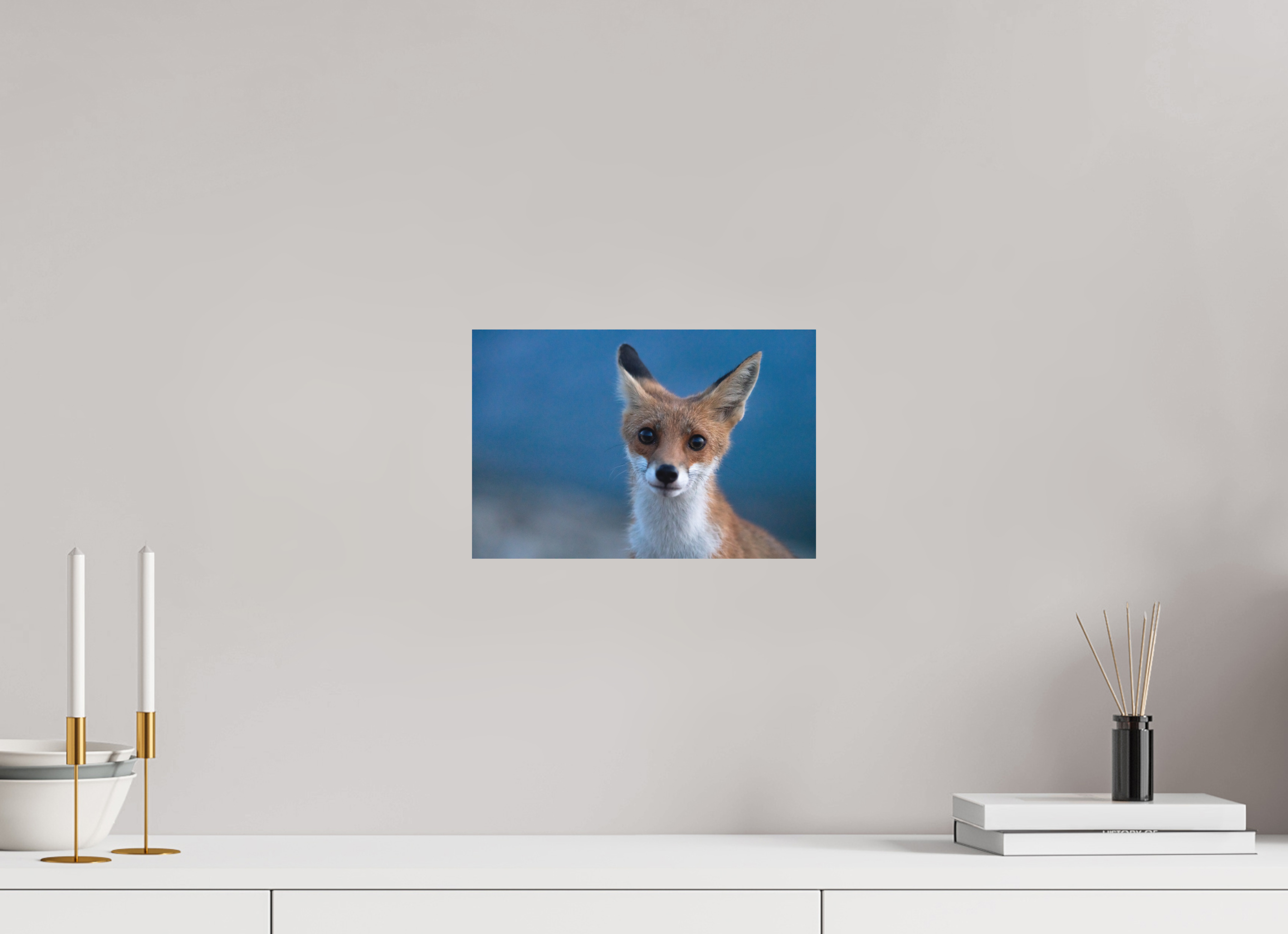 30 x 20 cm, Impression Fine Art sur support rigide - mat Bruno le renardeau