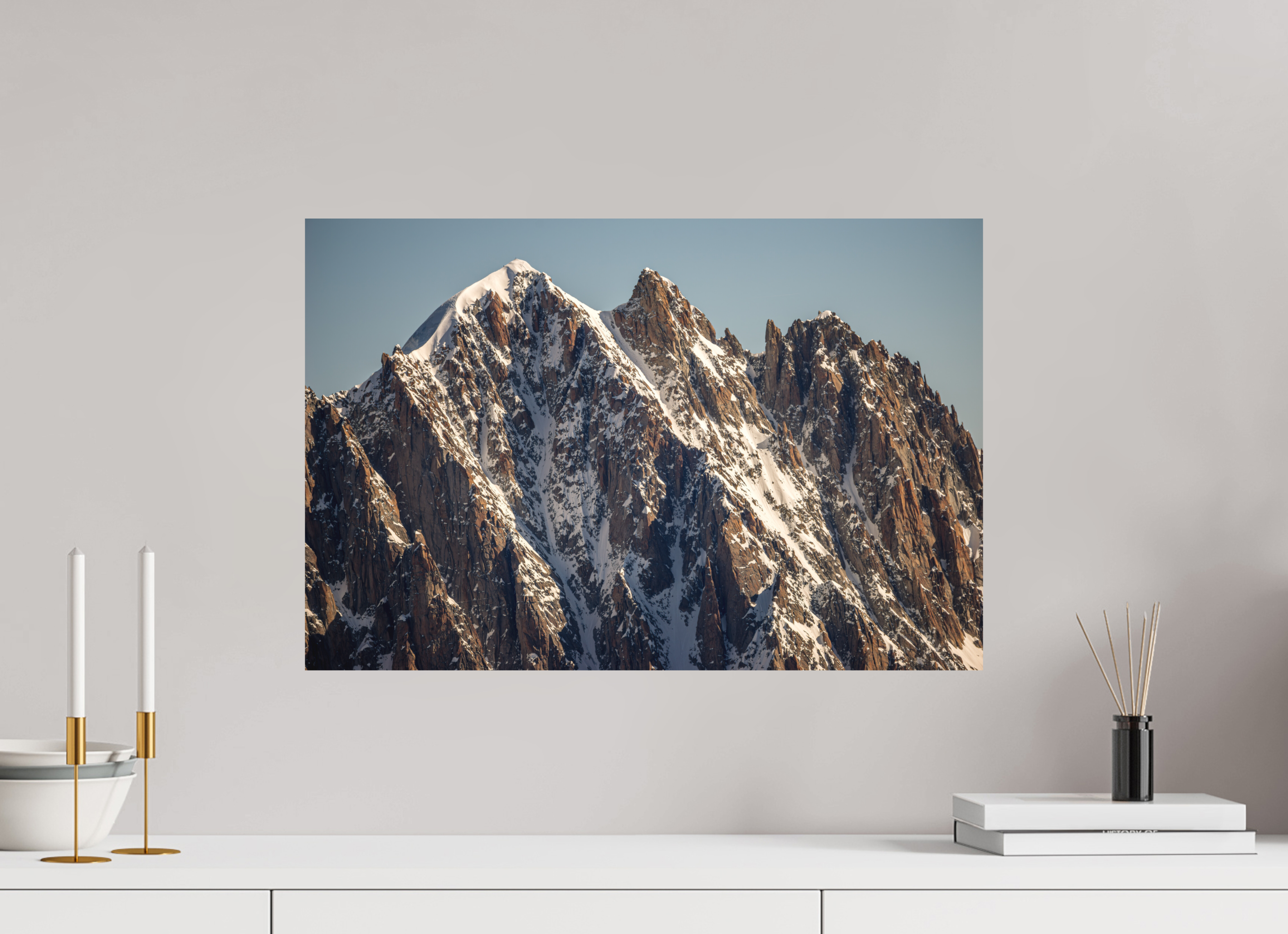 60 x 40 cm, Tirage photo - satiné L'aiguille Verte
