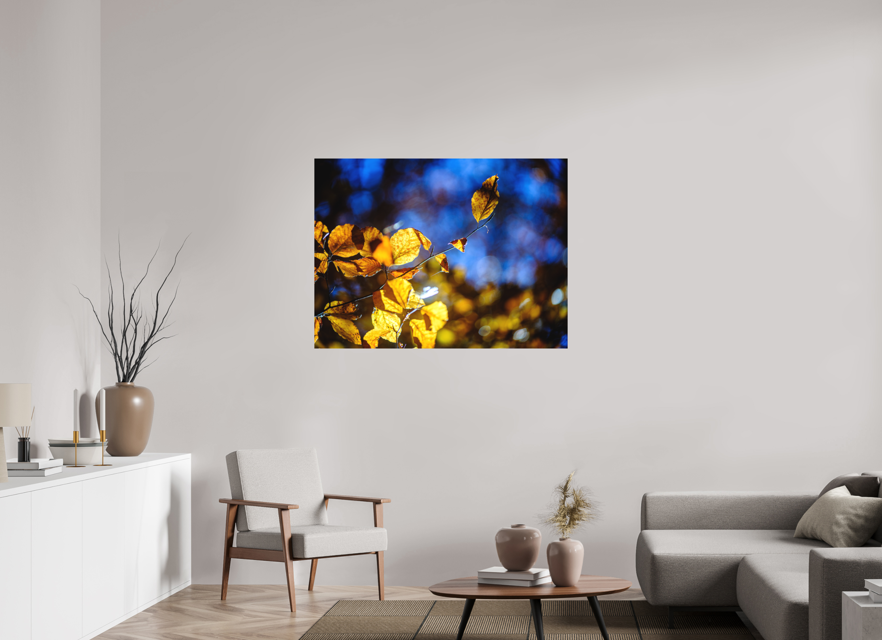 120 x 90 cm, Tirage photo - satiné La folie des couleurs II