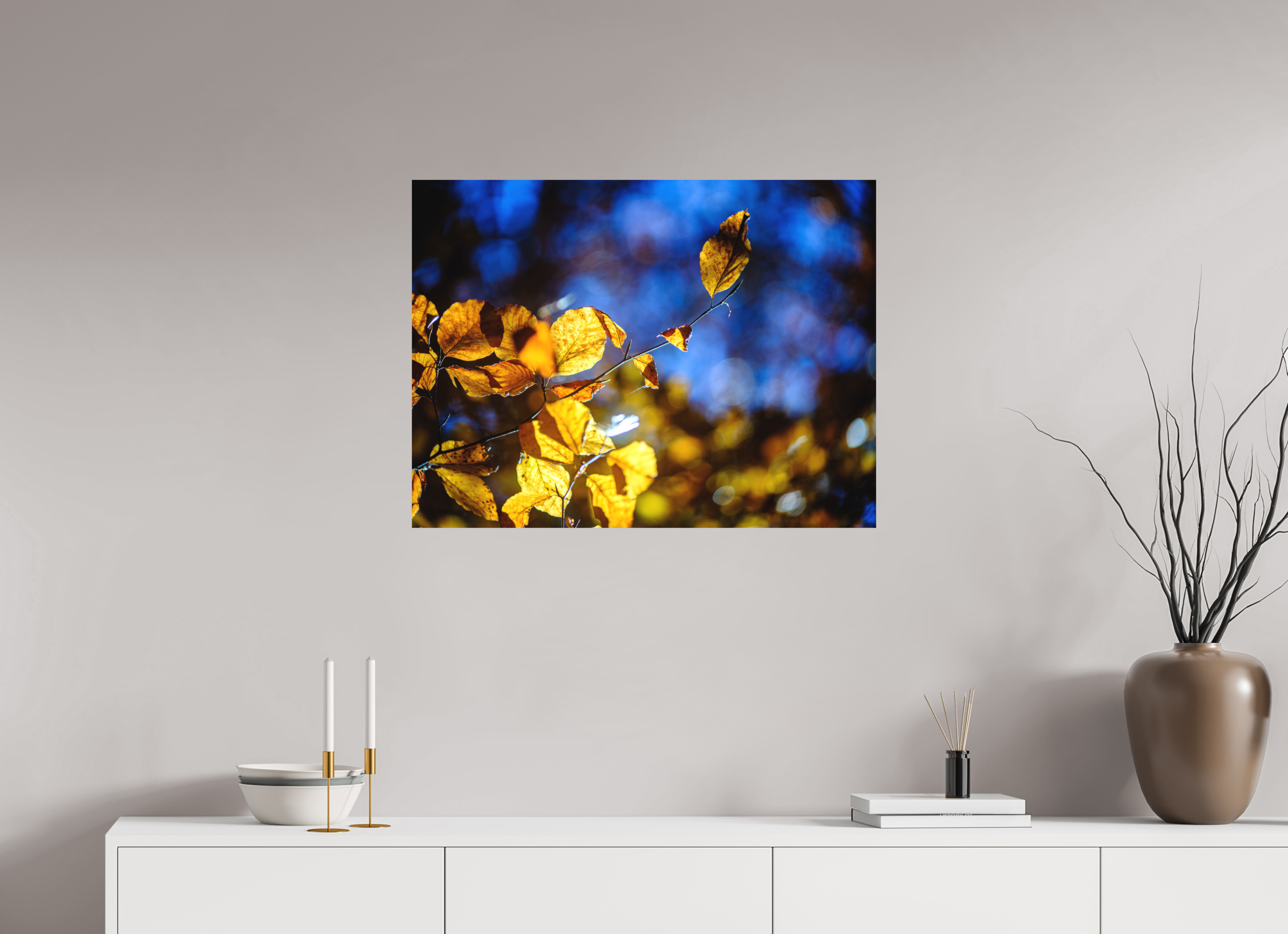 80 x 60 cm, Tirage photo - satiné La folie des couleurs II
