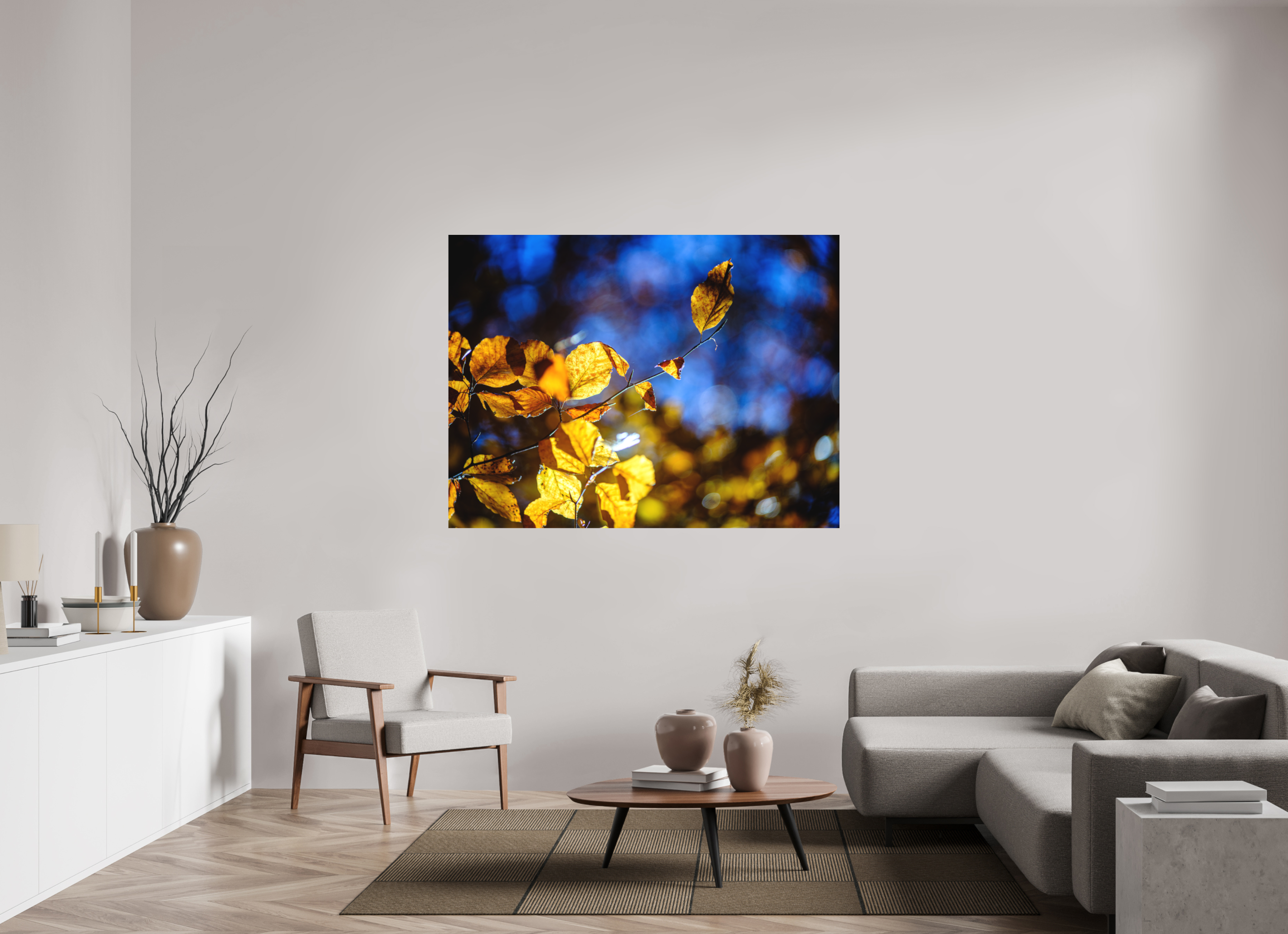160 x 120 cm, Tirage photo - satiné La folie des couleurs II