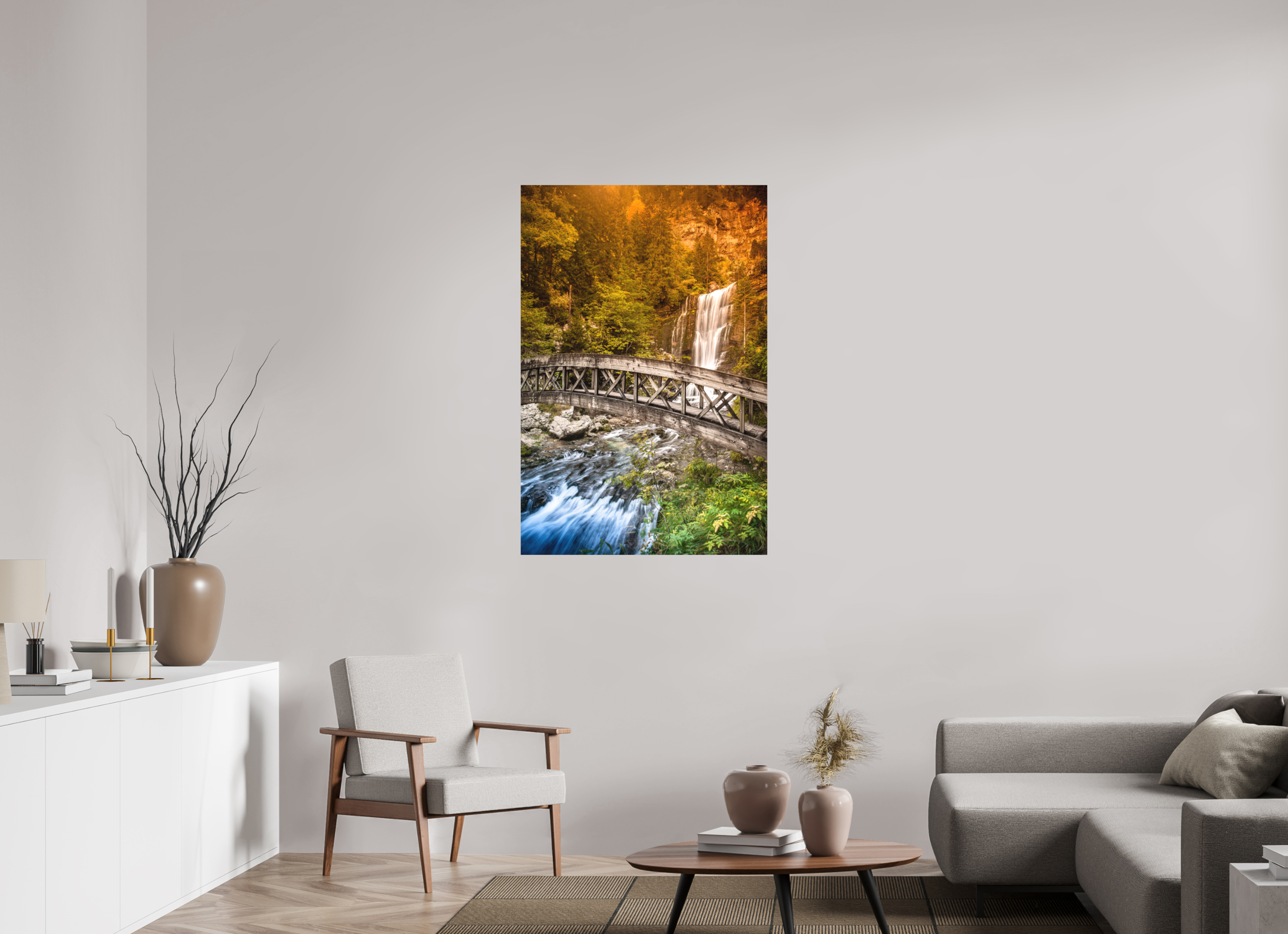 80 x 120 cm, Tirage photo - satiné L'automne en Chartreuse