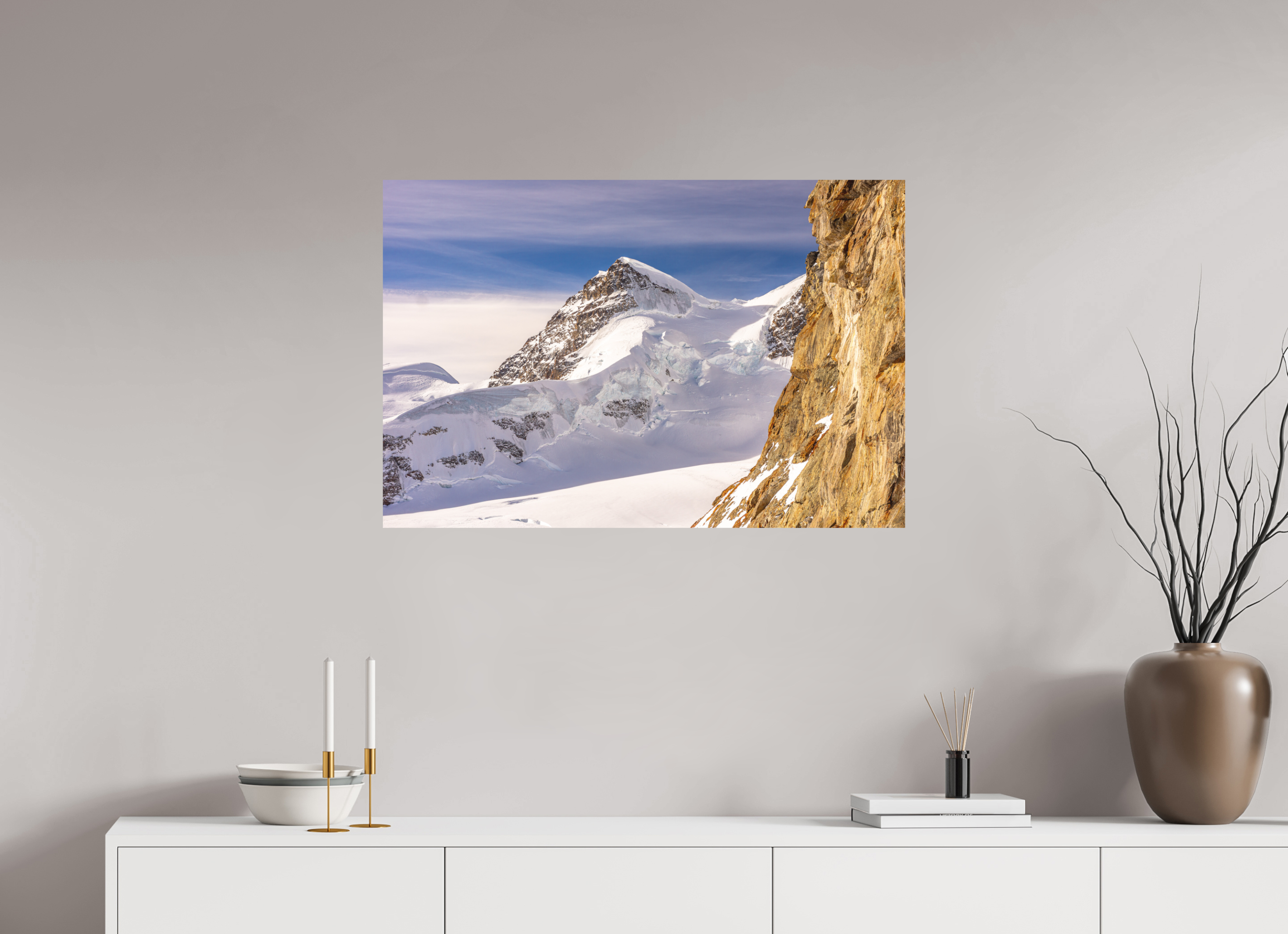 90 x 60 cm, Impression Fine Art - mat La Jungfrau