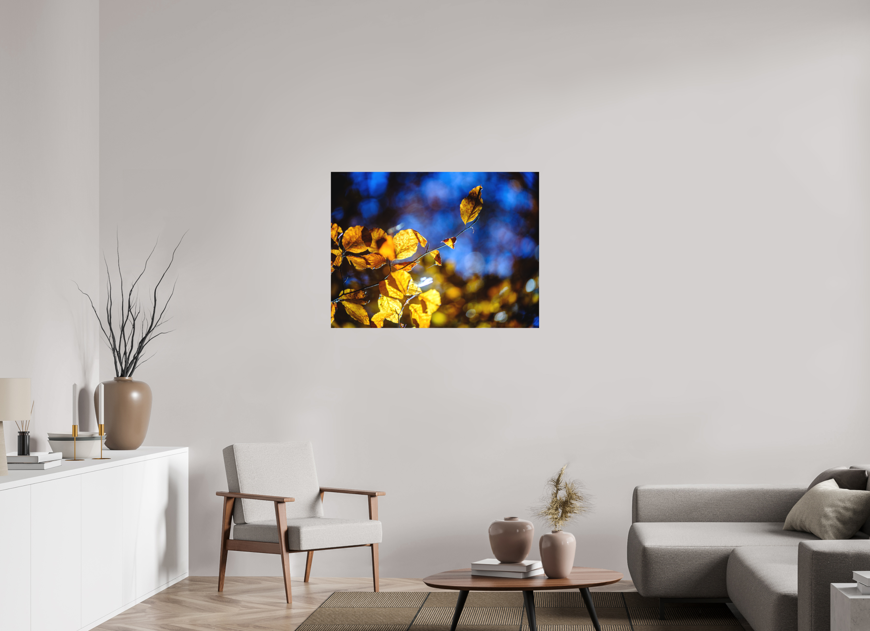 100 x 75 cm, Tirage photo - satiné La folie des couleurs II