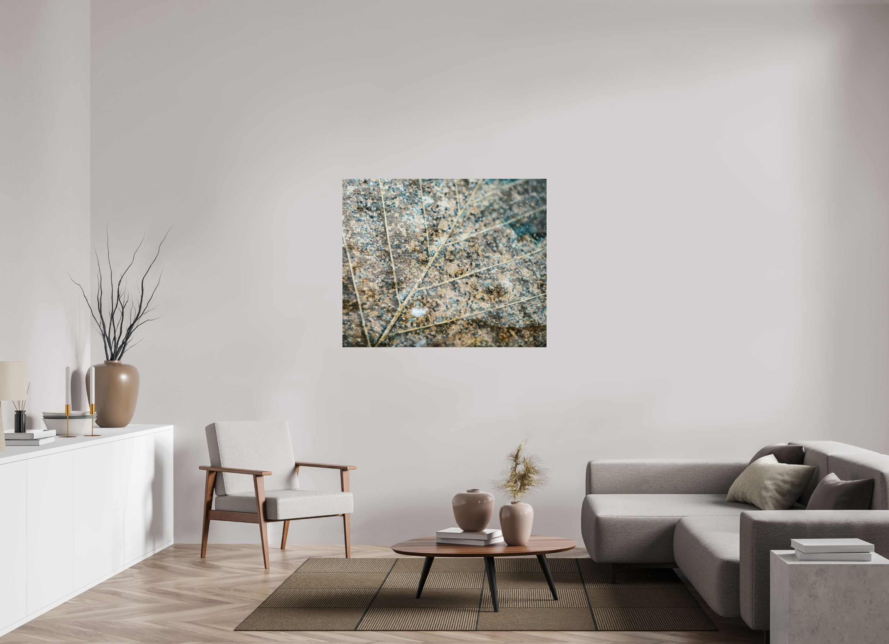 121 x 100 cm, Tirage photo - satiné Prisonnier des glaces