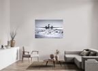 150 x 100 cm, Impression Fine Art sur support rigide - mat Paré pour l'Aventure