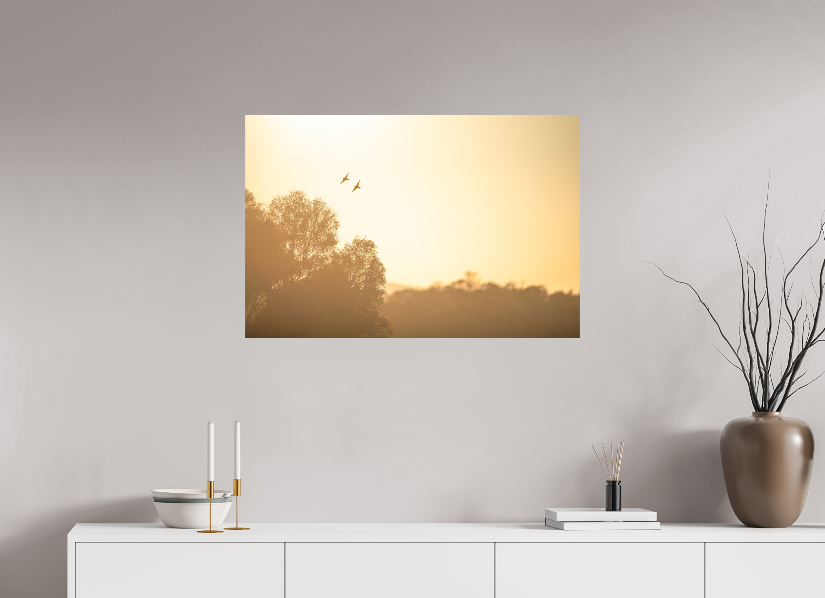 90 x 60 cm, Tirage photo - satiné Lune de miel