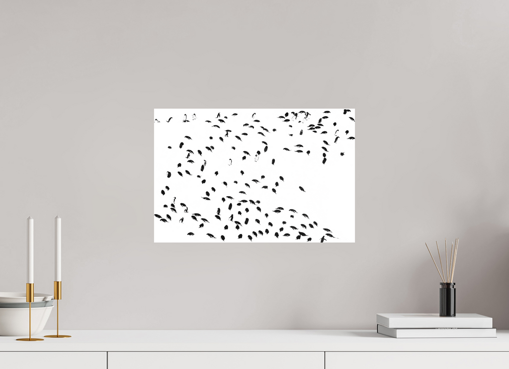 45 x 30 cm, Impression Fine Art - mat La foule