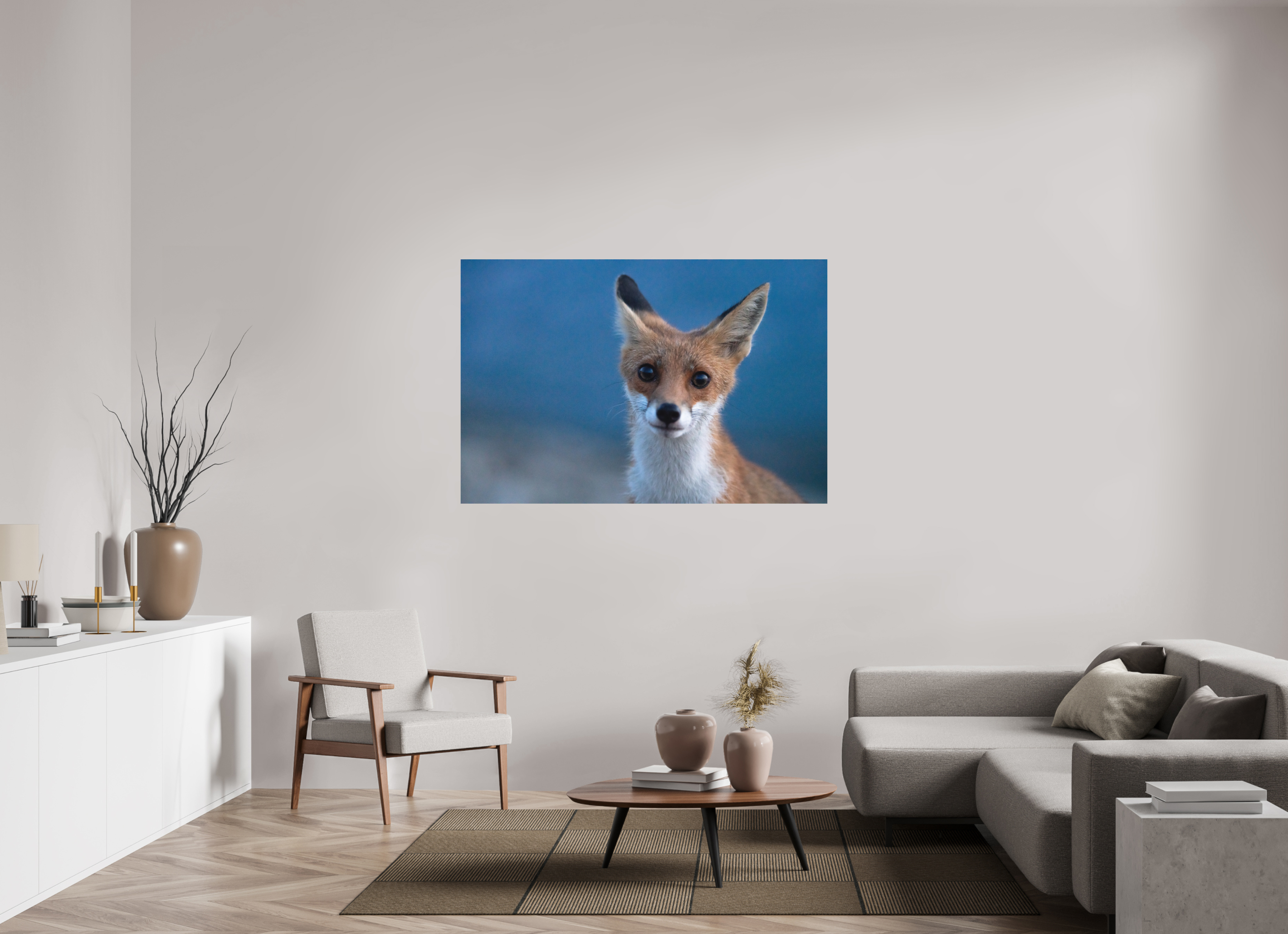 150 x 100 cm, Impression Fine Art - mat Bruno le renardeau
