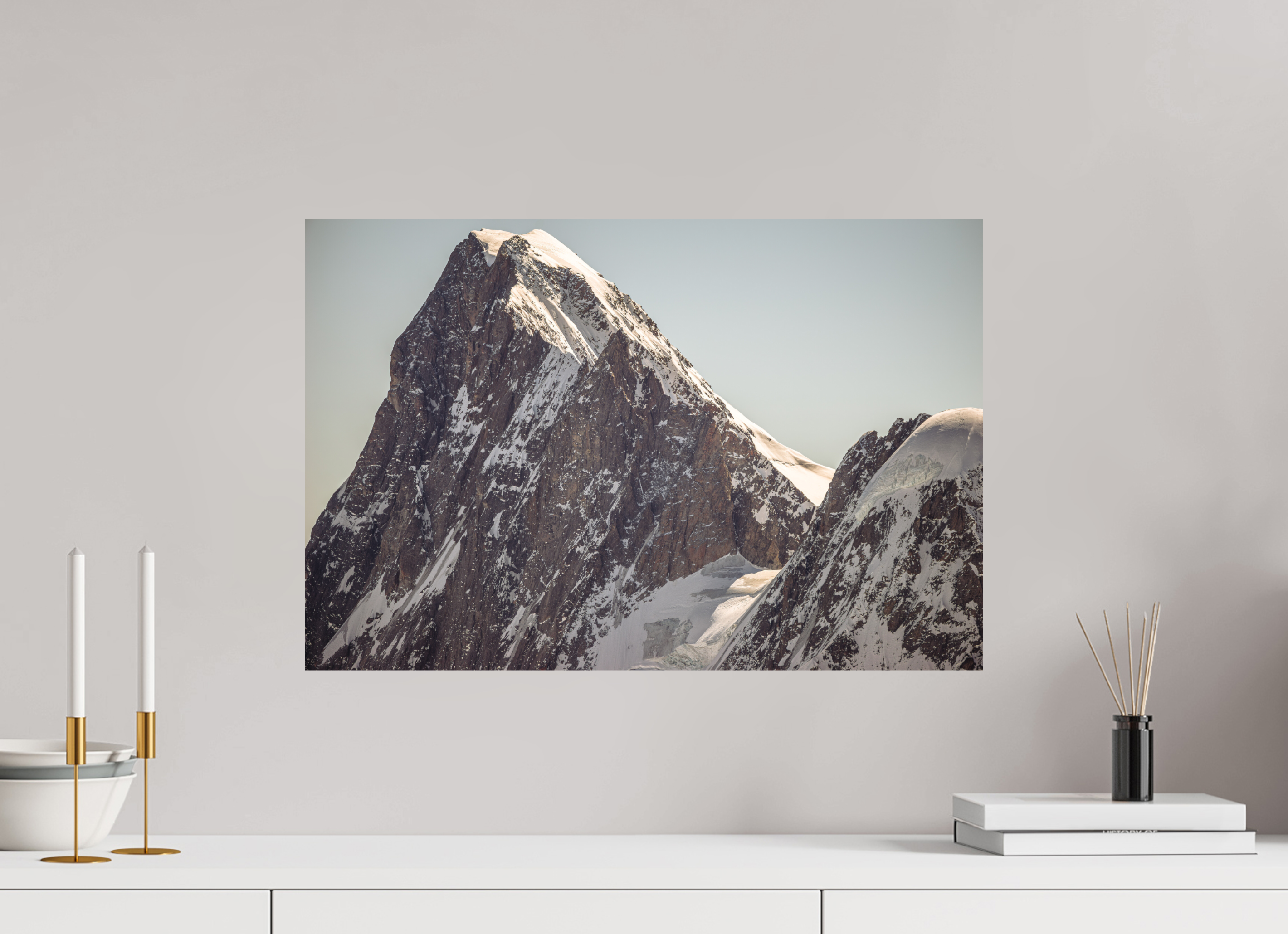 60 x 40 cm, Impression Fine Art - mat Les Grandes Jurasses : Pointe Walker