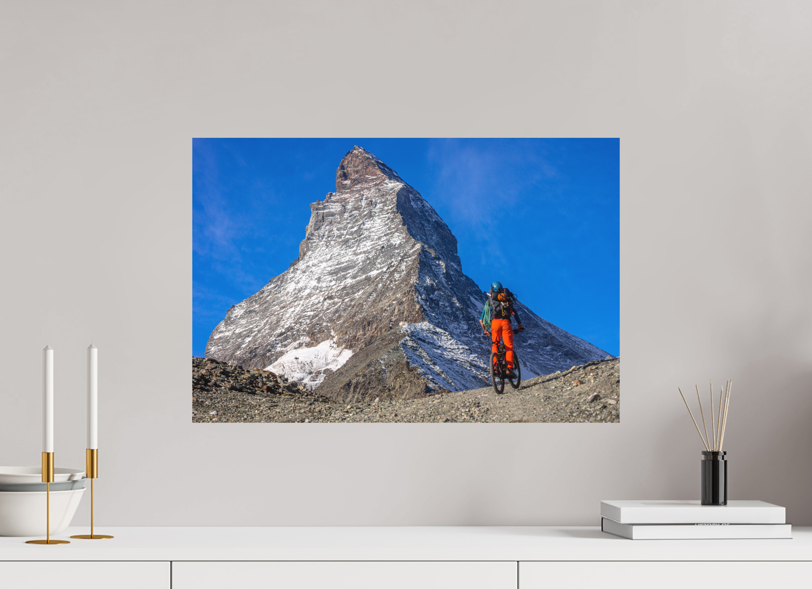 60 x 40 cm, Impression Fine Art - mat A l'assaut du Cervin