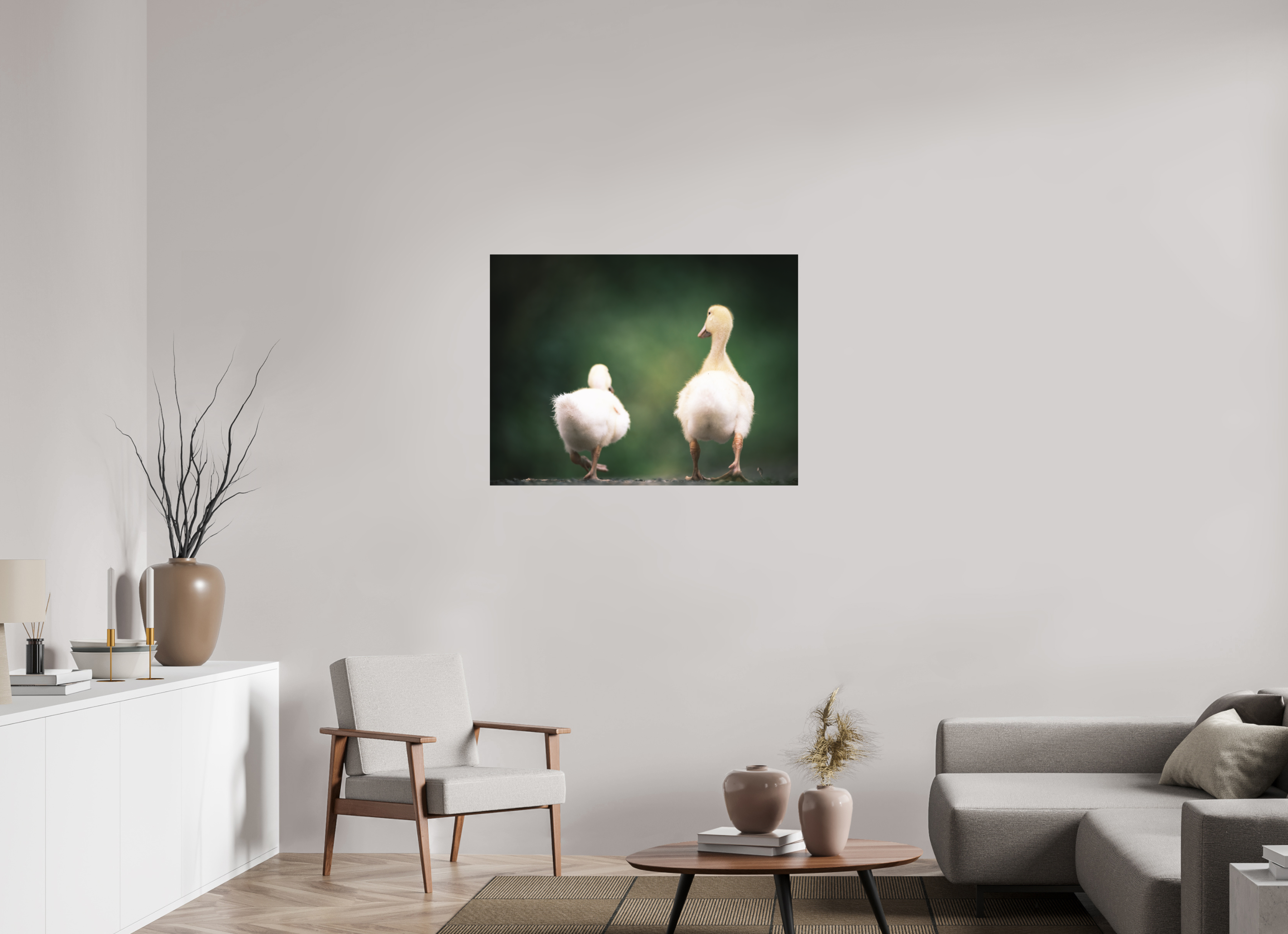 100 x 75 cm, Impression Fine Art - mat Canards I