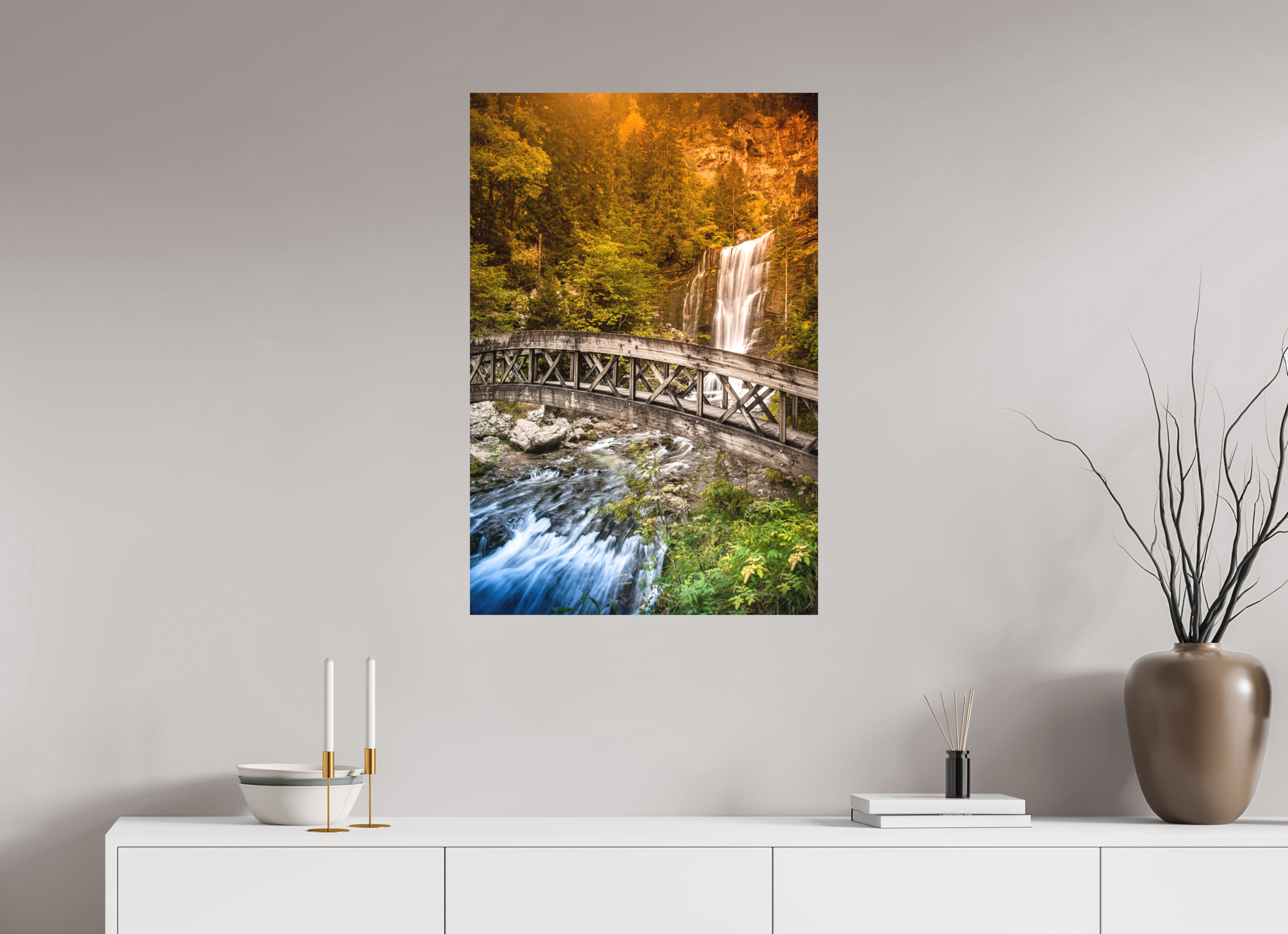 60 x 90 cm, Tirage photo - satiné L'automne en Chartreuse