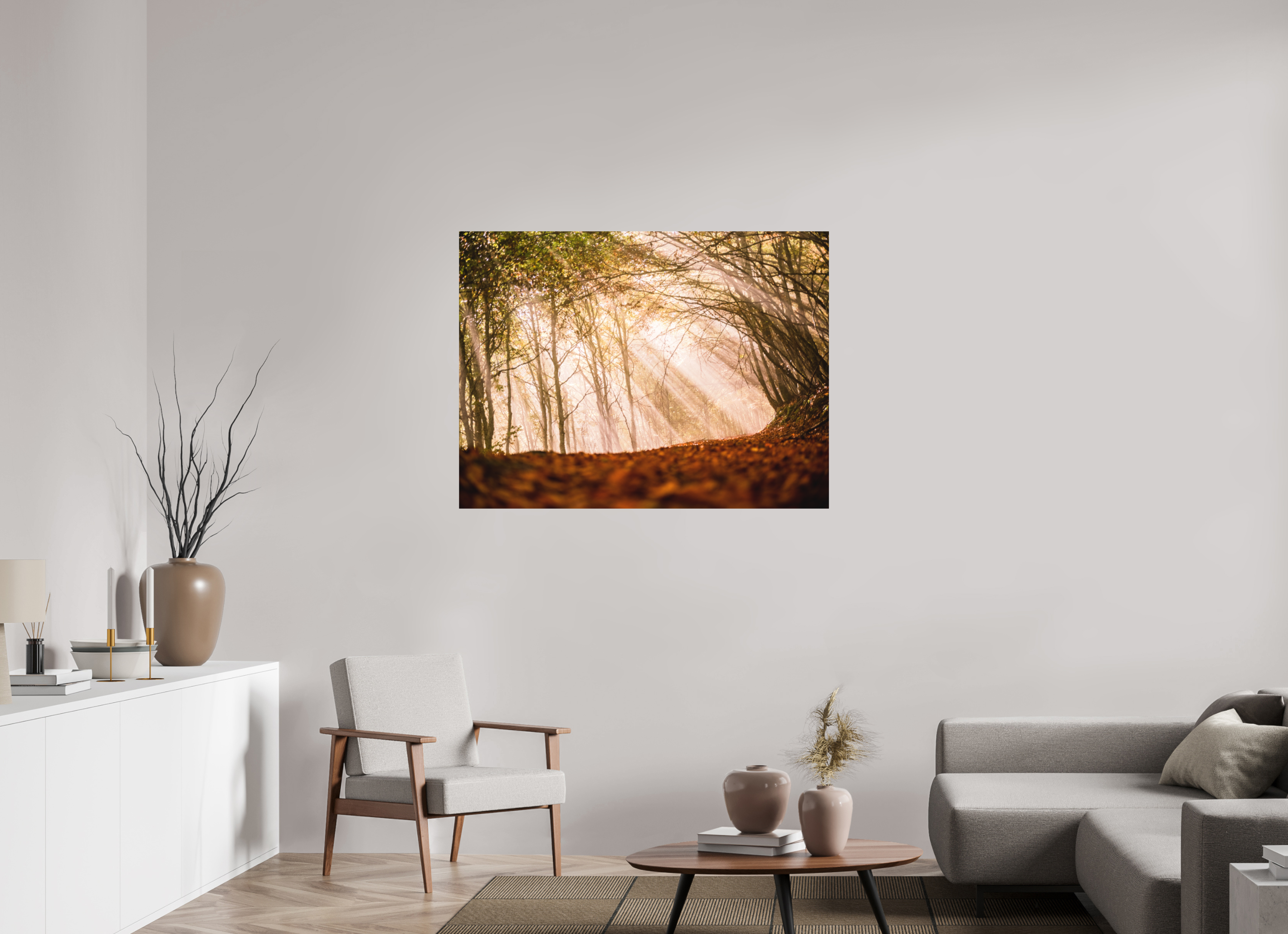 120 x 90 cm, Tirage photo - satiné Un rayon de soleil
