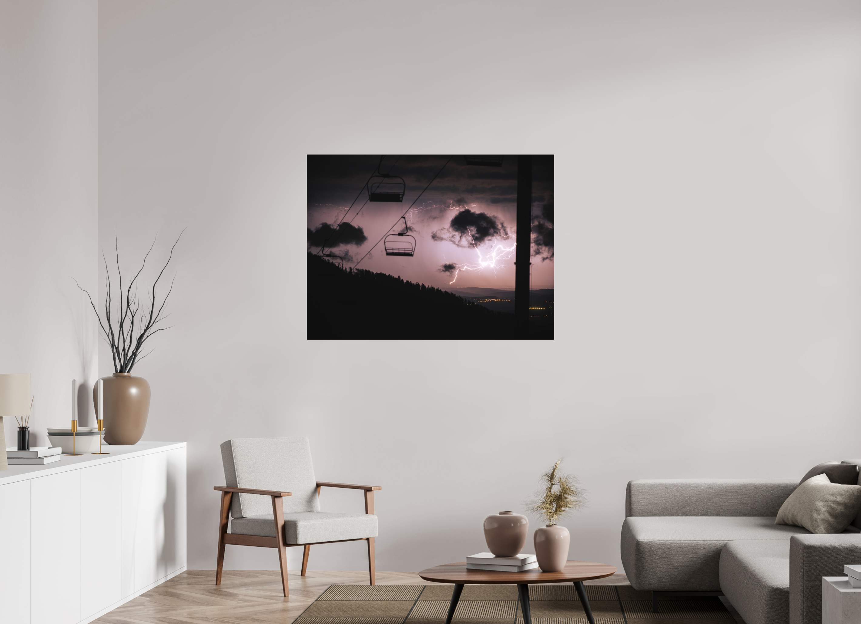 120 x 90 cm, Tirage photo - satiné Tonnerre de Mourtis