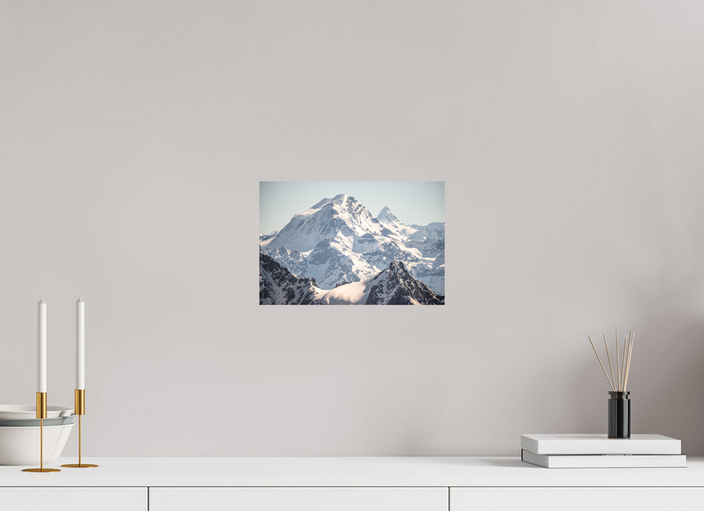 30 x 20 cm, Tirage photo - satiné Grand Combin et Cervin