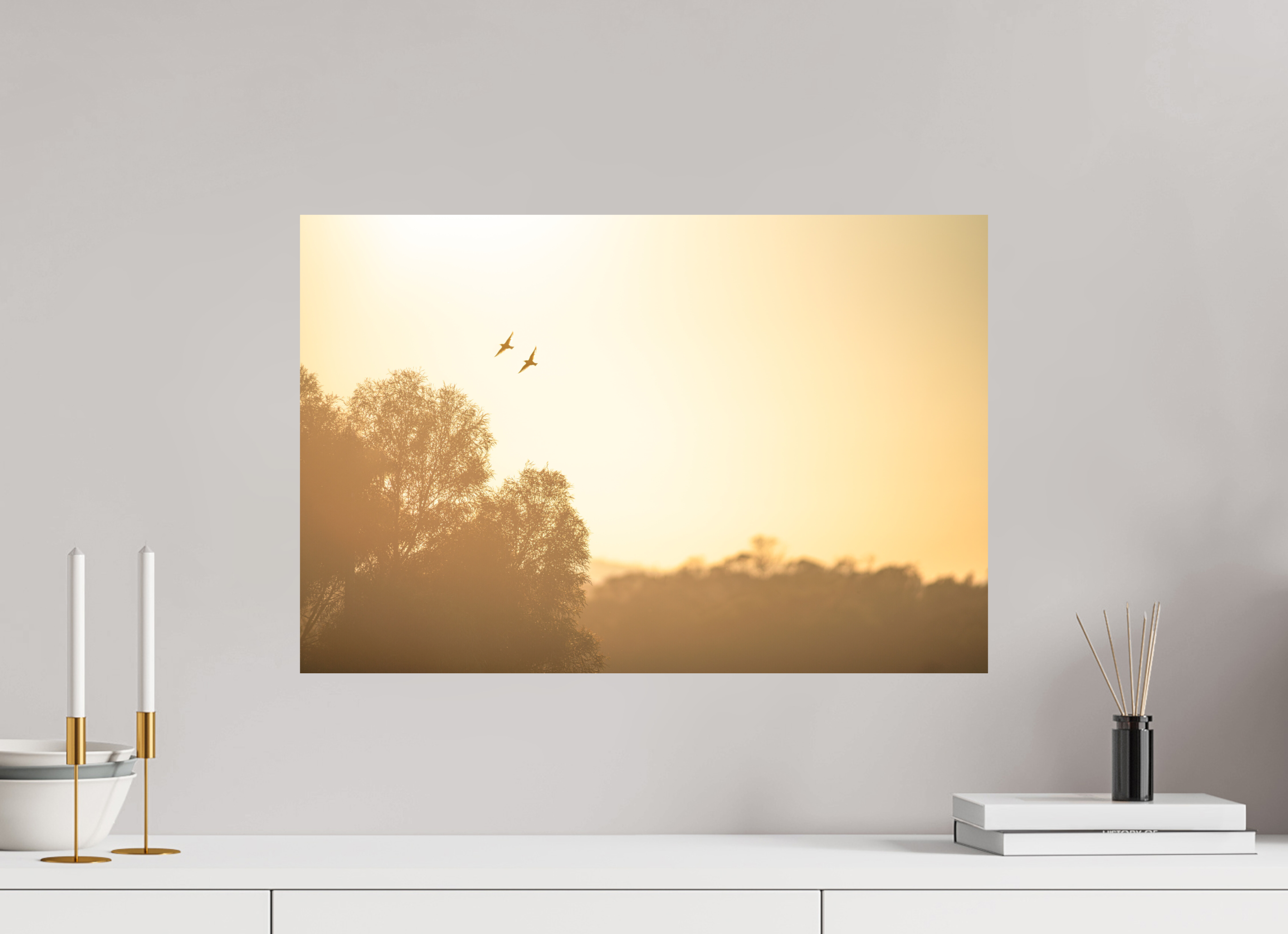 60 x 40 cm, Impression Fine Art sur support rigide - mat Lune de miel