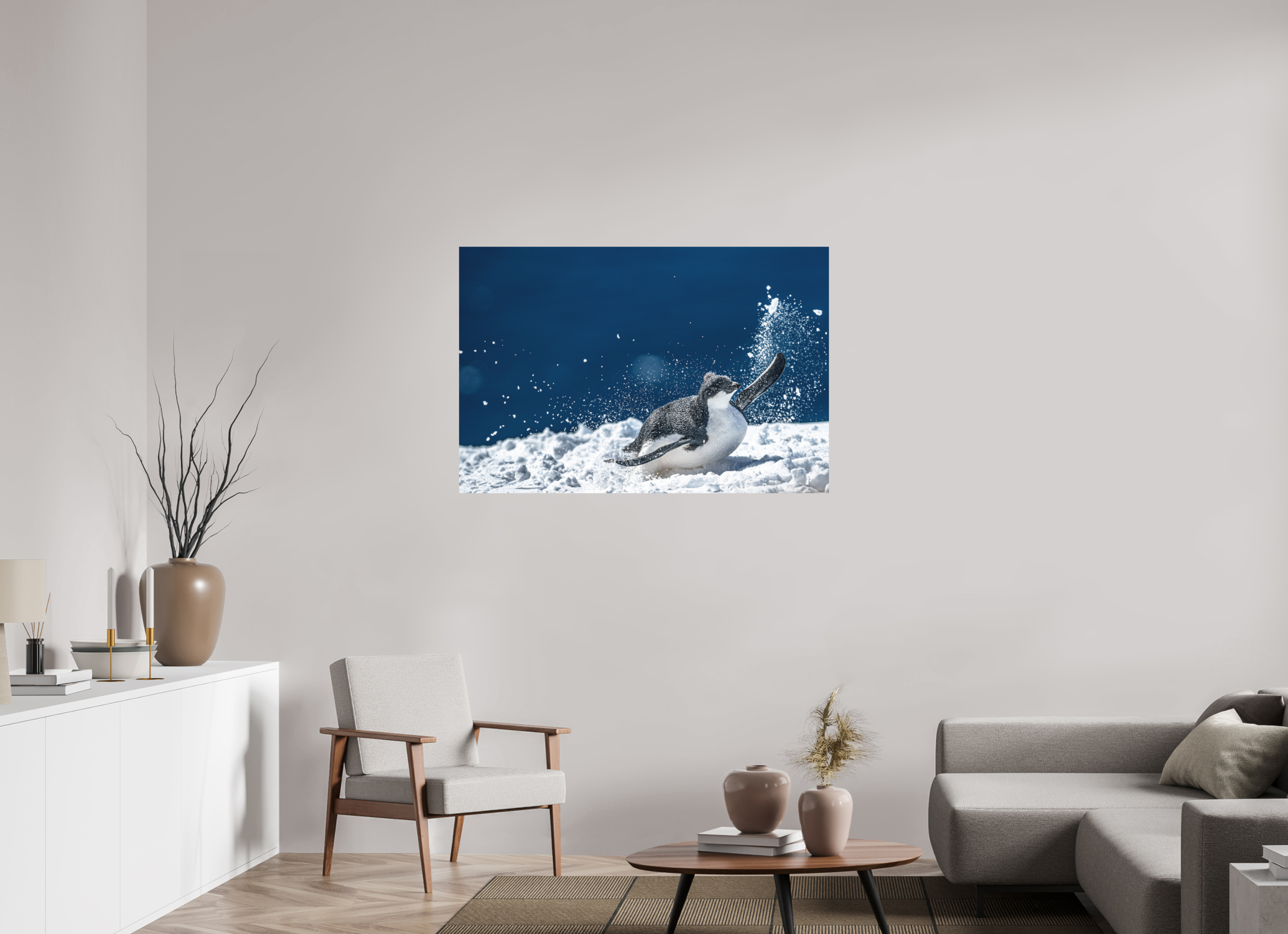 120 x 80 cm, Impression Fine Art - mat Joyeux poussin