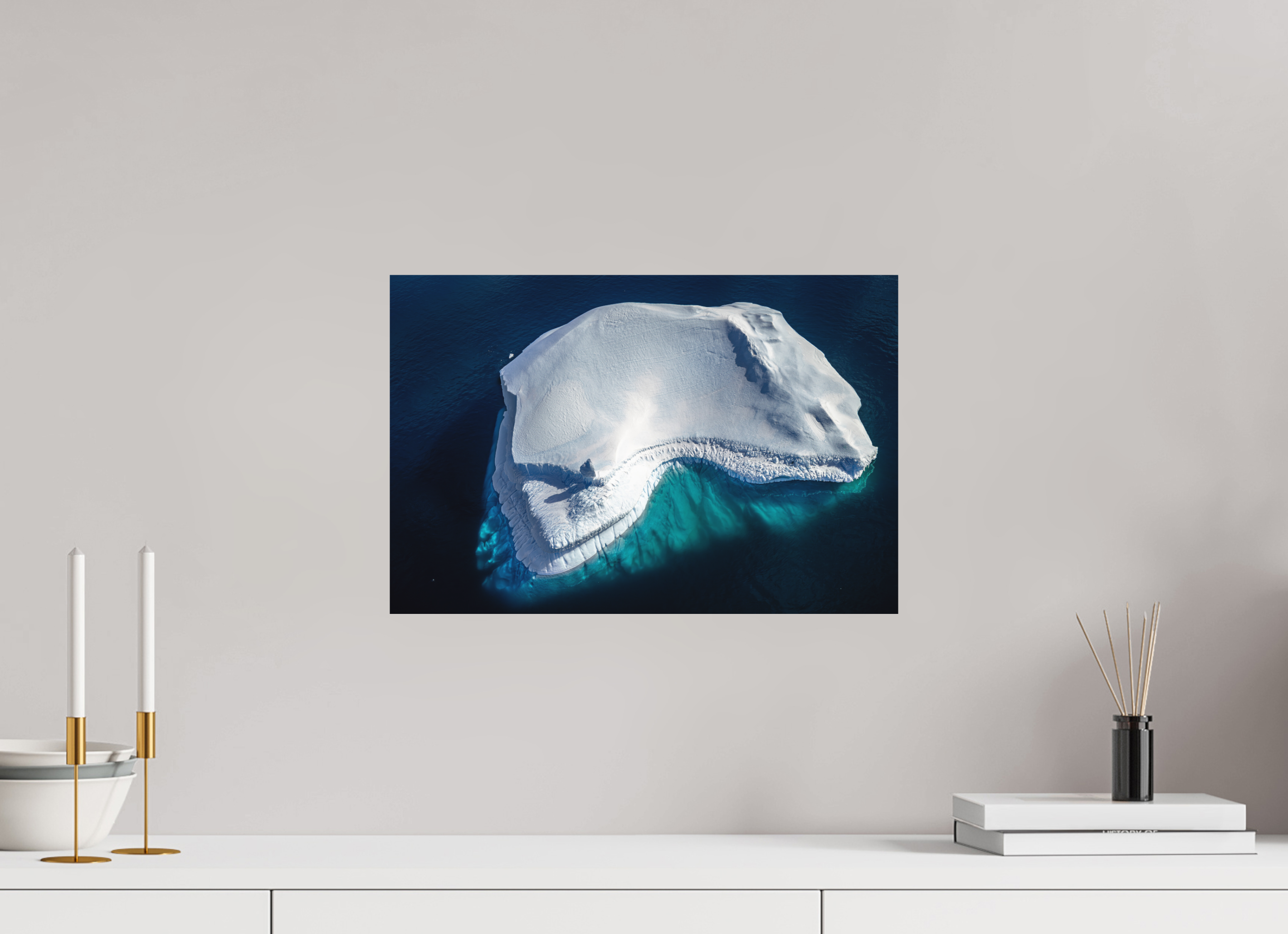 45 x 30 cm, Tirage photo - satiné Le colosse silencieux