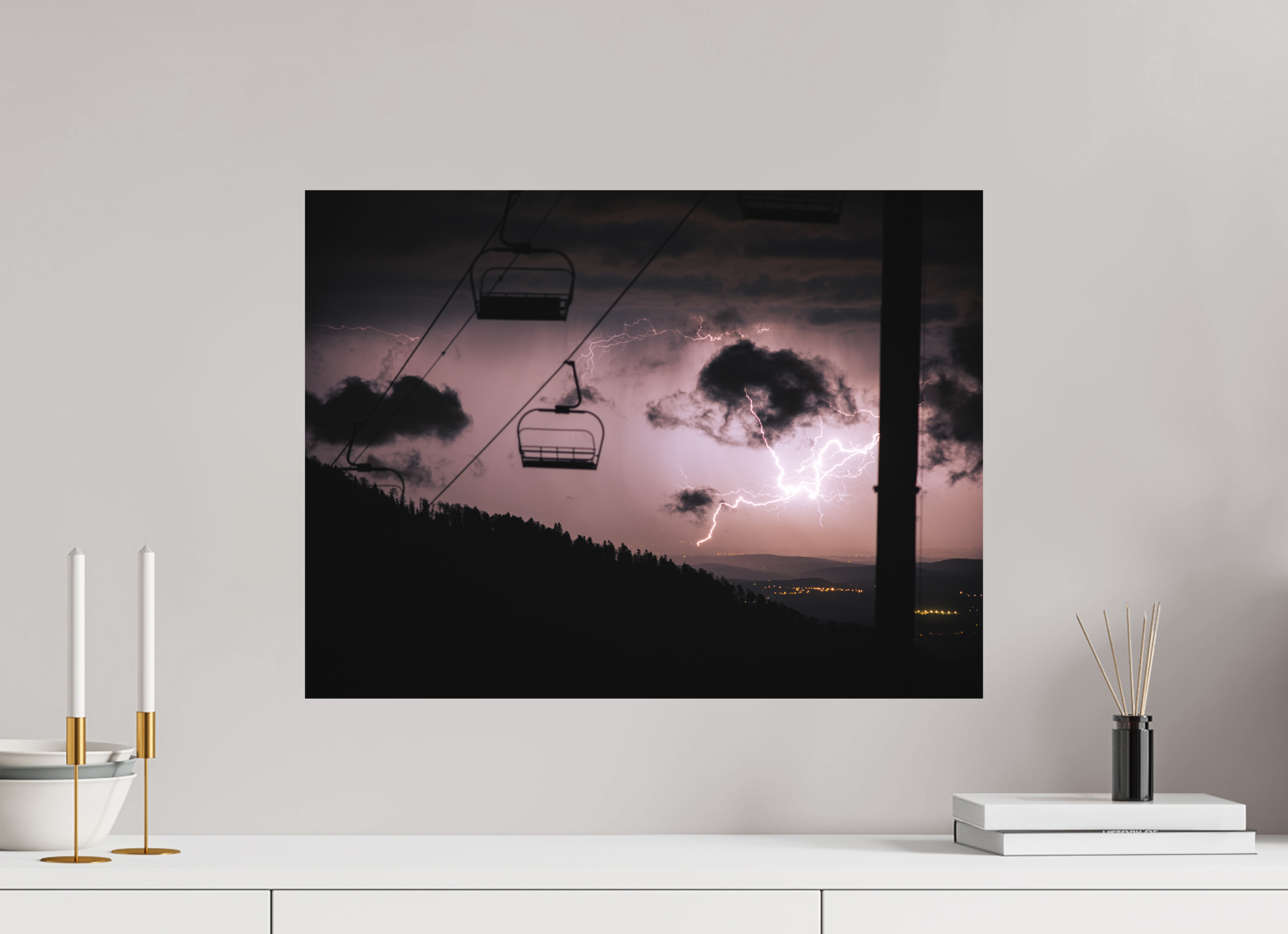 60 x 45 cm, Tirage photo - satiné Tonnerre de Mourtis