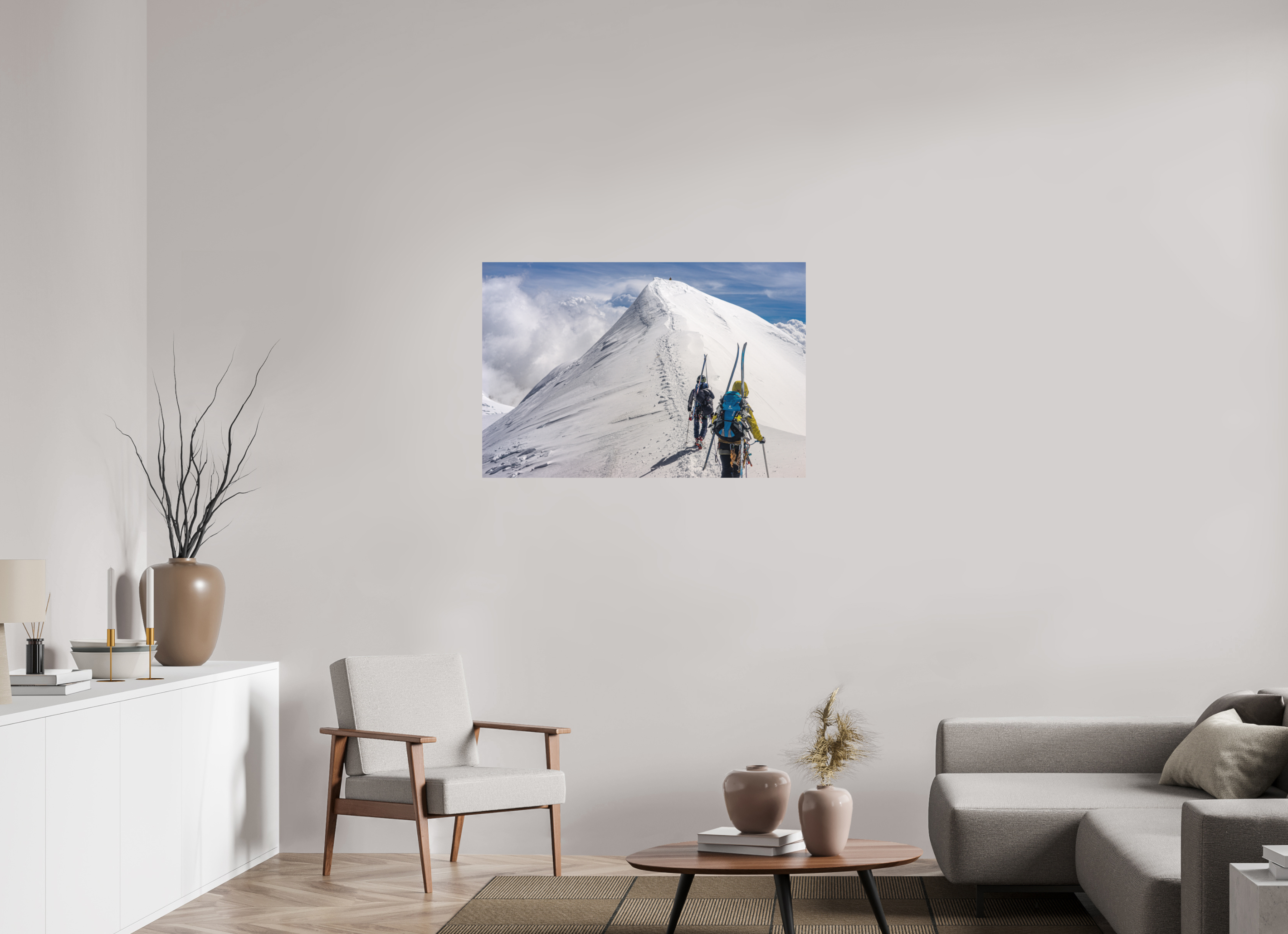 105 x 70 cm, Tirage photo - satiné L'arête de Castor