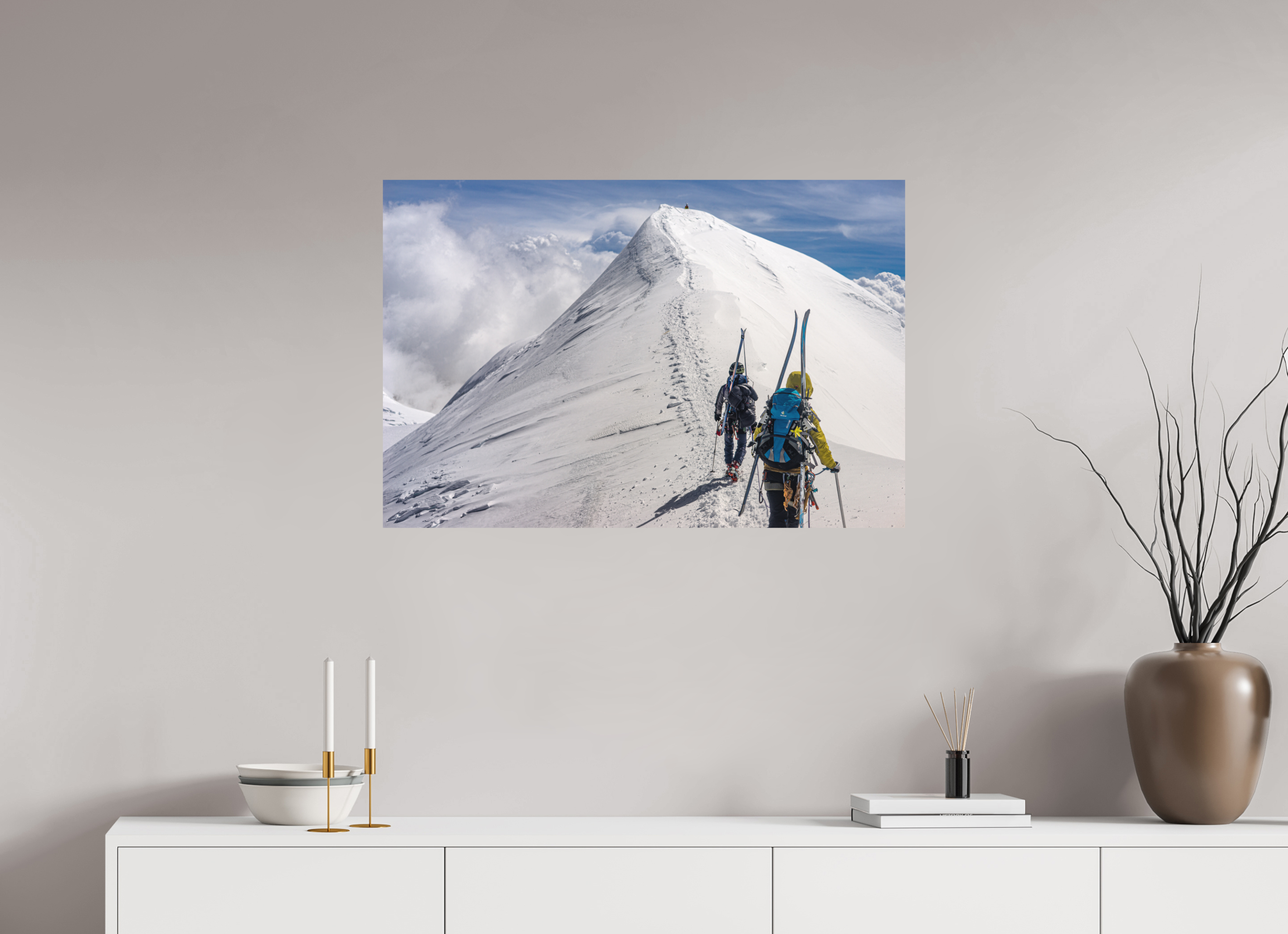 90 x 60 cm, Tirage photo - satiné L'arête de Castor