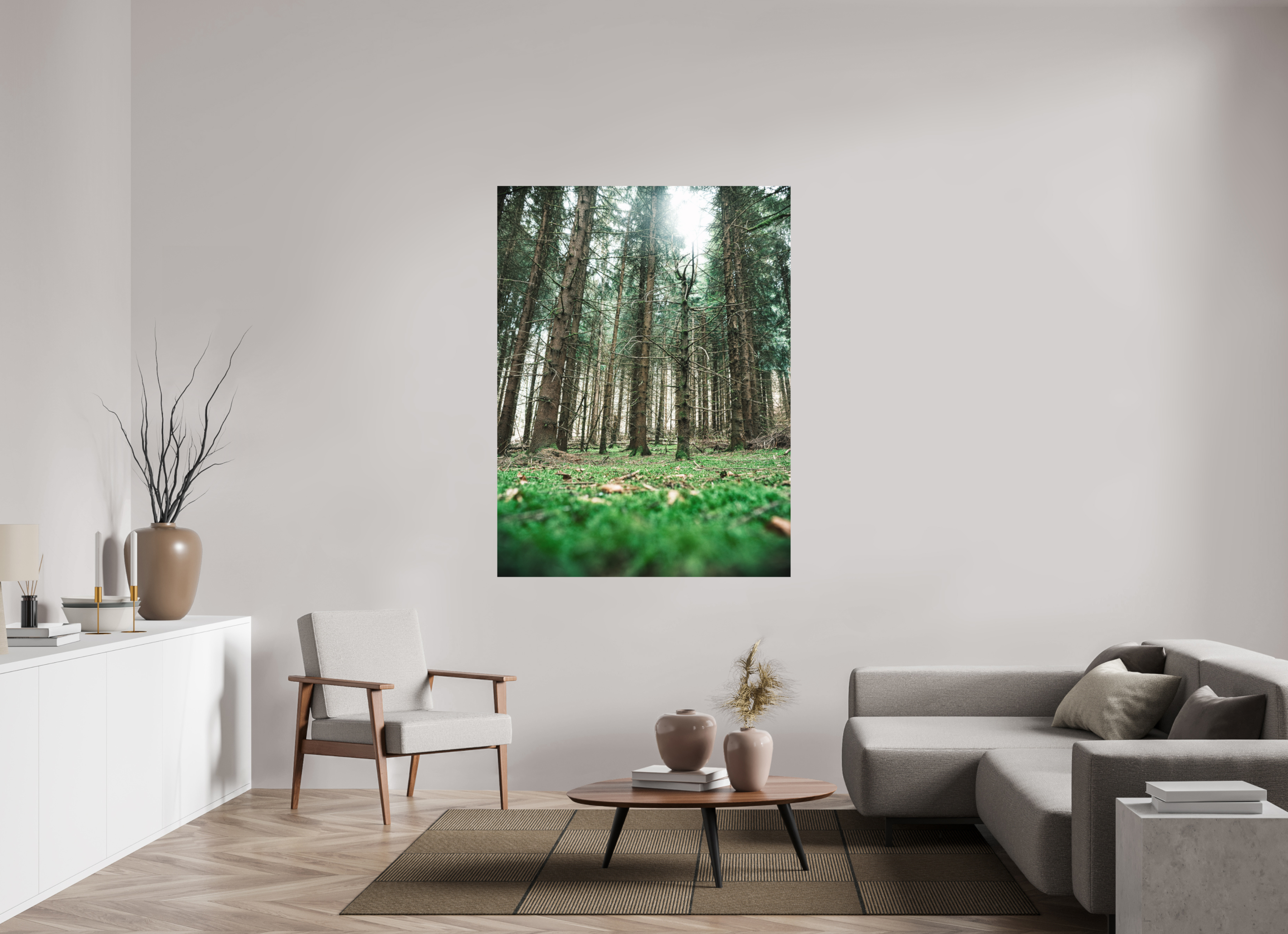 120 x 160 cm, Tirage photo - satiné Invitation au calme