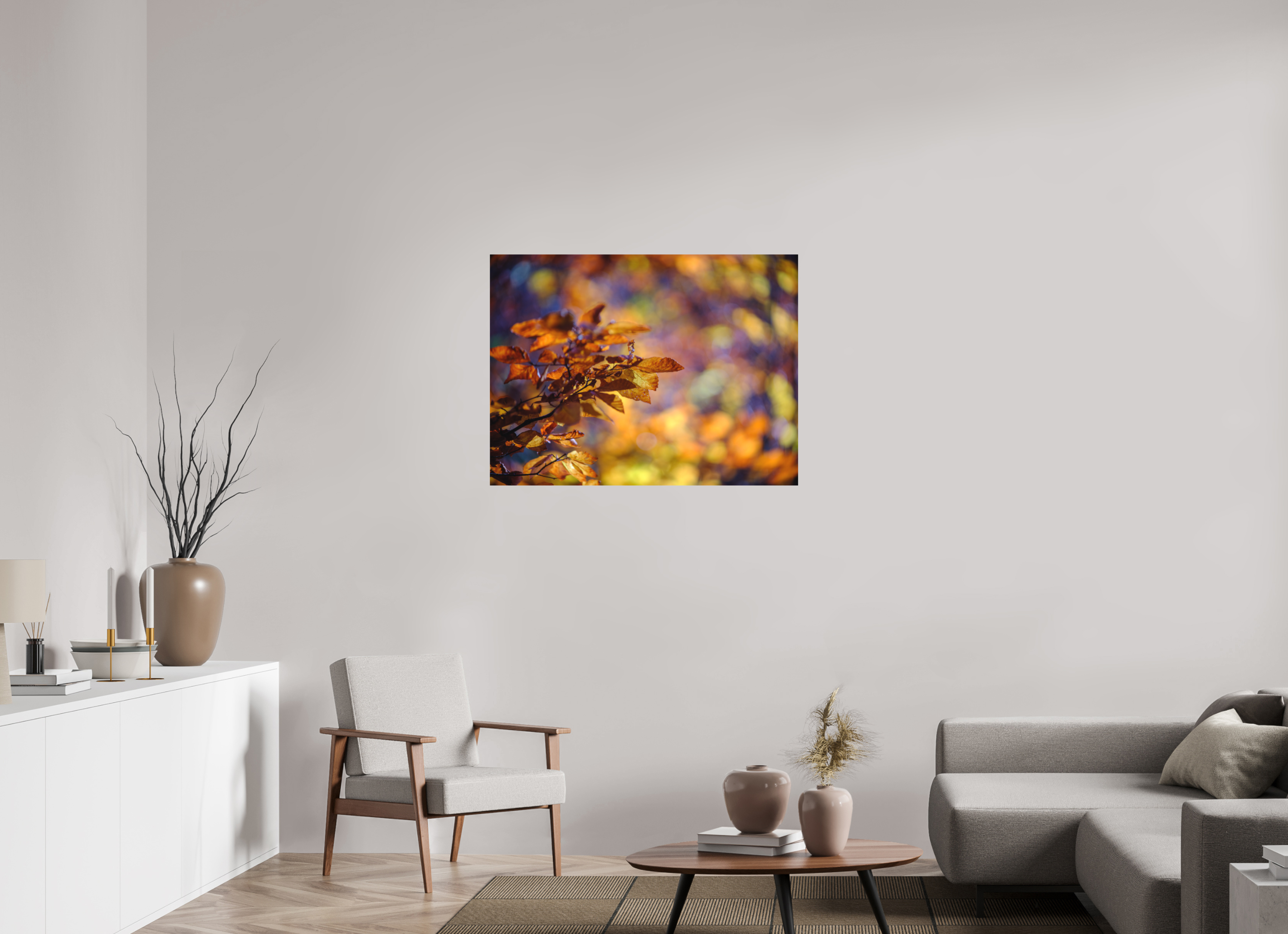 100 x 75 cm, Tirage photo - satiné La folie des couleurs III