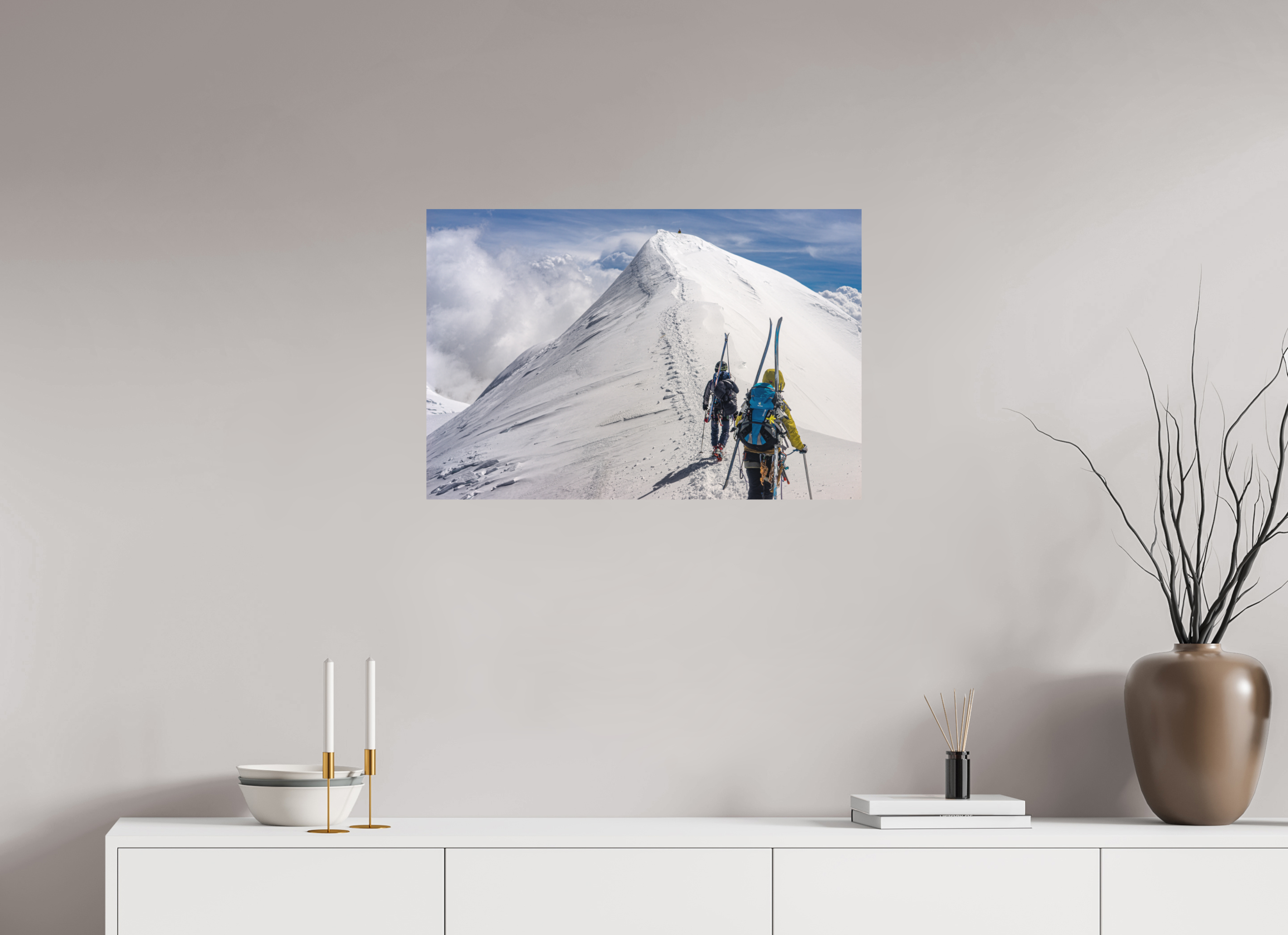 75 x 50 cm, Impression Fine Art - mat L'arête de Castor
