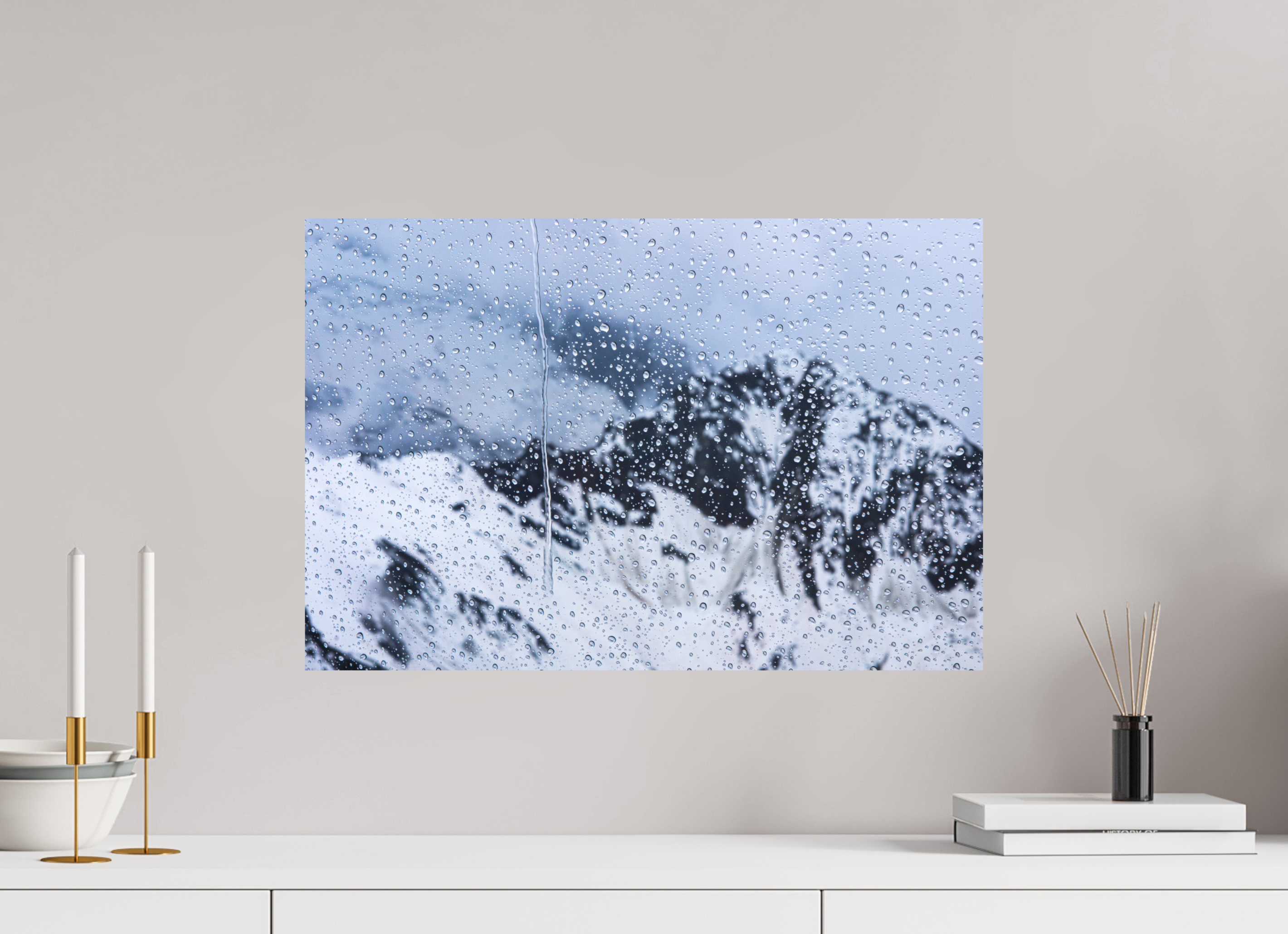 60 x 40 cm, Tirage photo - satiné Mauvaise météo