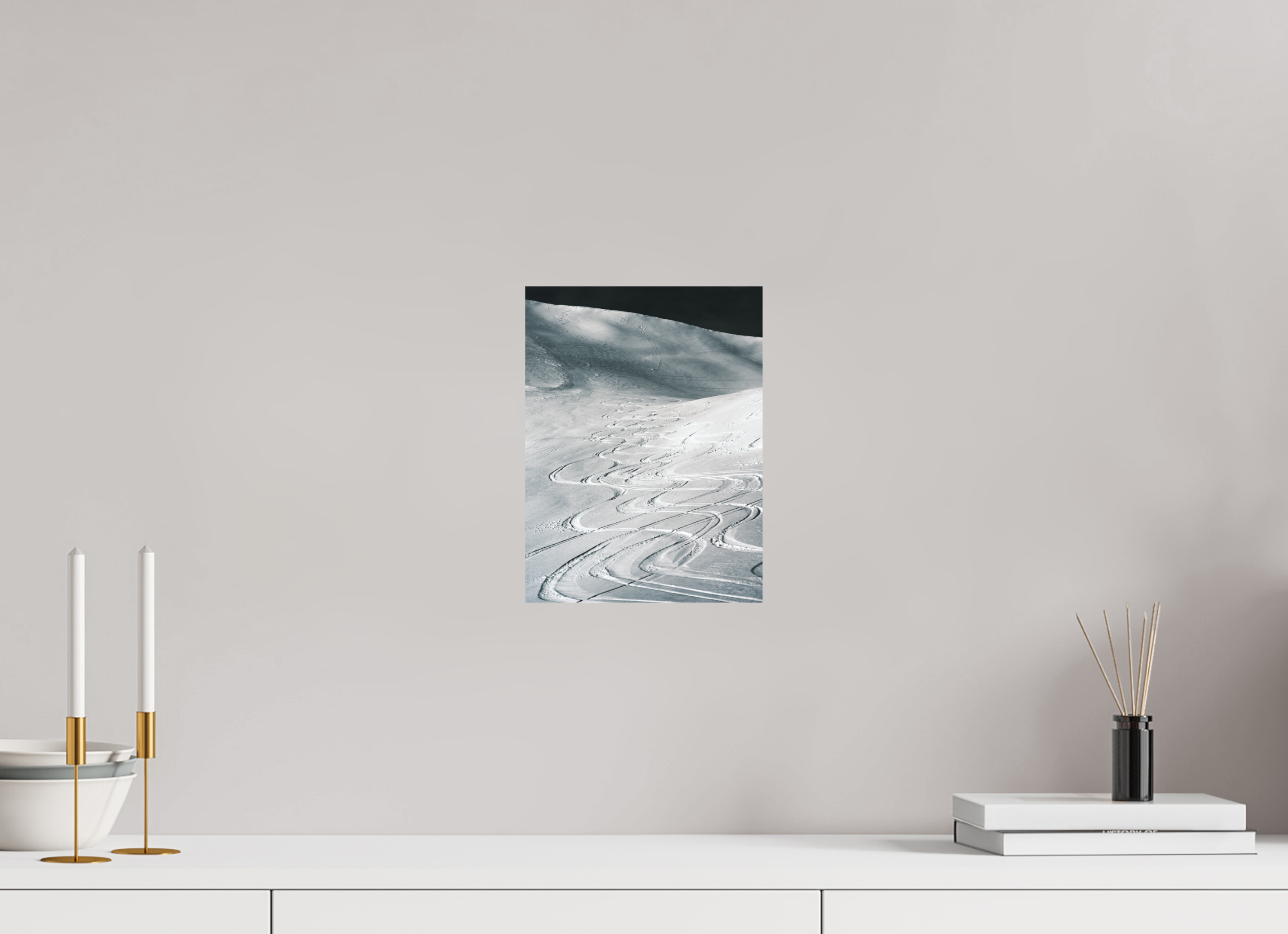 21 x 28 cm, Tirage photo - satiné Les traces du bonheur
